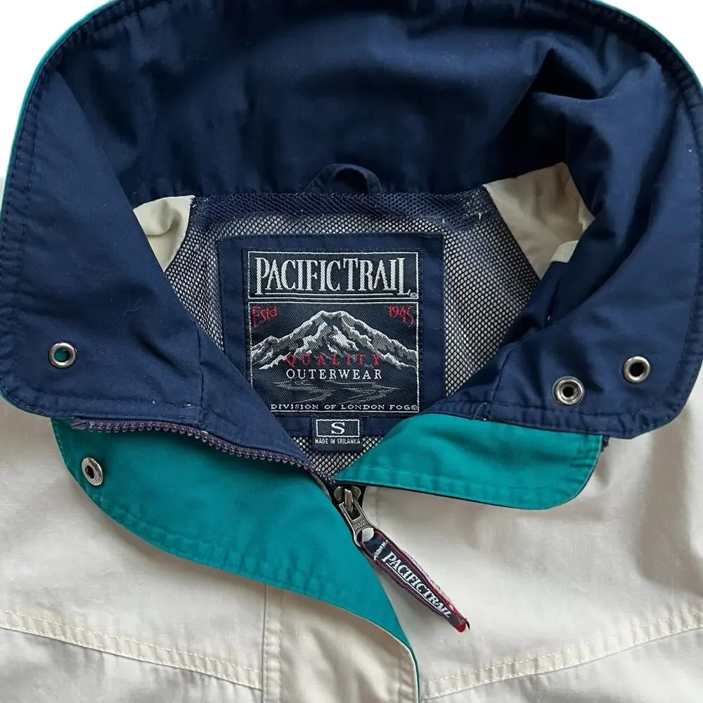 Vintage Pacific Trail Sailing Yacht Regatta Parka Jacket Coat S London Fog Long - Picture 6 of 11